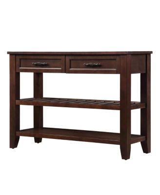 Mid-Century Style Sideboard Buffet with Large Storage Space