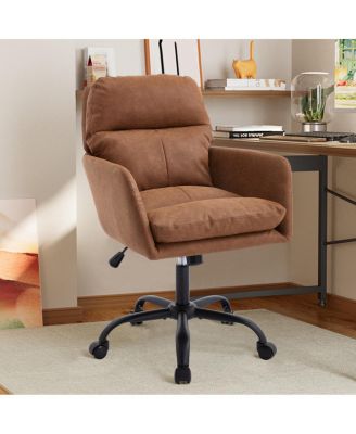 Streamdale Office chair, artificial leather, Black base, adjustable height