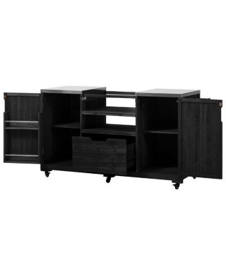 66.5" Outdoor Kitchen Island for Big Green Egg