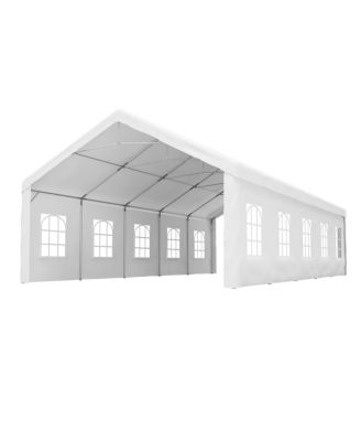Carport Canopy 16x32 Heavy Duty Metal Carport Garage Outdoor Shelter