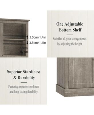 Fluted Buffet Cabinet with Storage LED Lights Plus 3 Drawers Modern Sideboard Table for Kitchen Living Room.