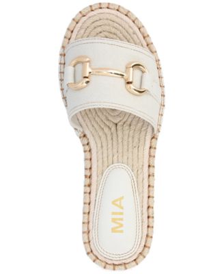 Women's Cadiz Horsebit Espadrille Flat Slide Sandals