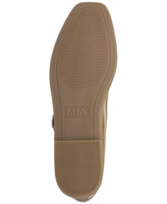 Women's Morocco Striped Mesh Mary Jane Flats