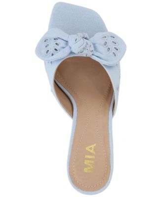 Women's Elyzza Bow Kitten Heel Dress Sandals