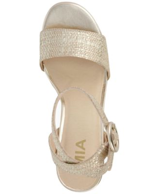 Women's Renee Raffia Block Heel Platform Sandals