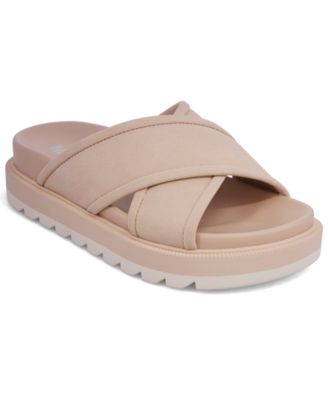 Women's Teresa Crisscross Platform Footbed Sandals