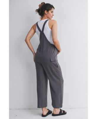 Maternity Straight Leg Adjustable Overalls