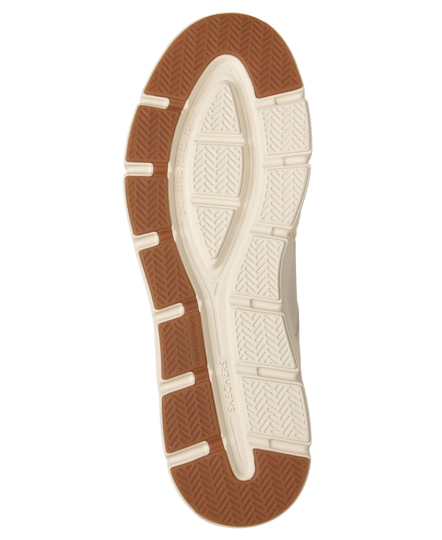 Мужские кроссовки Skechers Slip-Ins: Stryde Cup - Roades Court Casual, цвет: Натуральный / Зелёный — фото 6