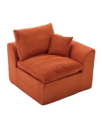 Modular Sectional Sofa Cloud Couch, Comfy Modern 2 Seater with Removable Cushion Covers