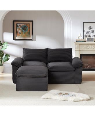 Streamdale Modern corduroy cloud sofa, freely combined, comfortable sitting experience