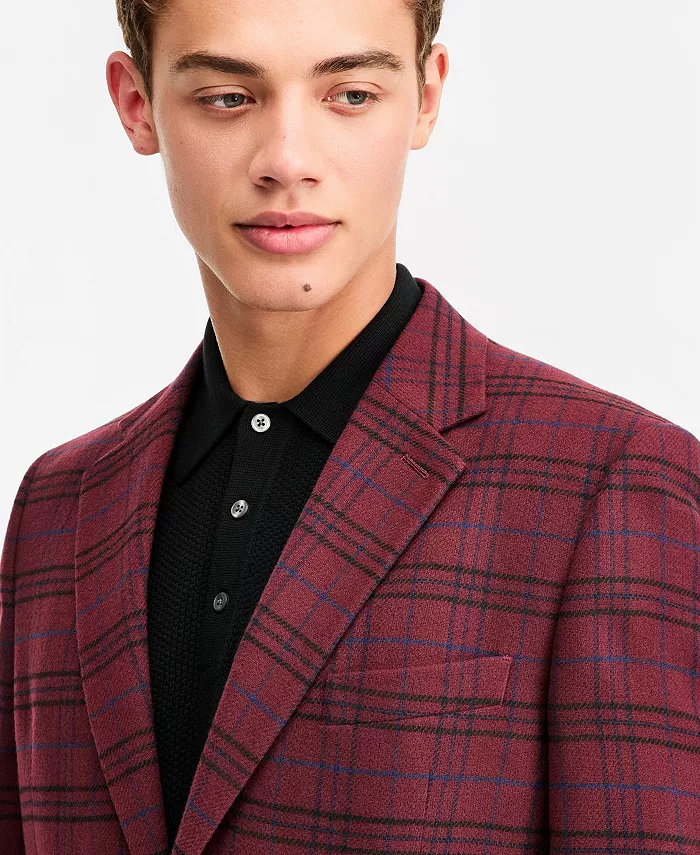 Men's Modern-Fit Tweed Patterned Sport Coat - thumbnail 2