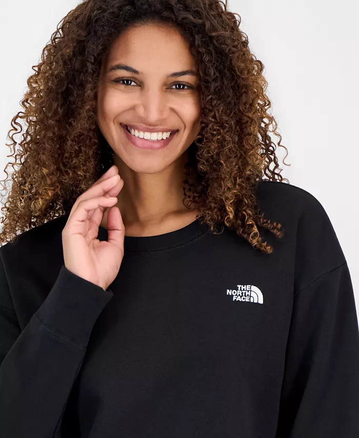 Women's Evolution Cotton Half Dome Logo Crop Sweatshirt - thumbnail 6