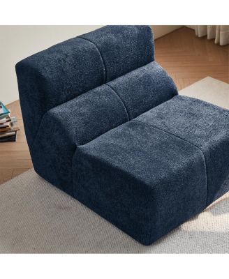 Luxury Cloud-Soft Velvet Single Sofa Chair