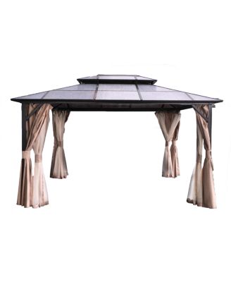 aluminum double-top sun canopy