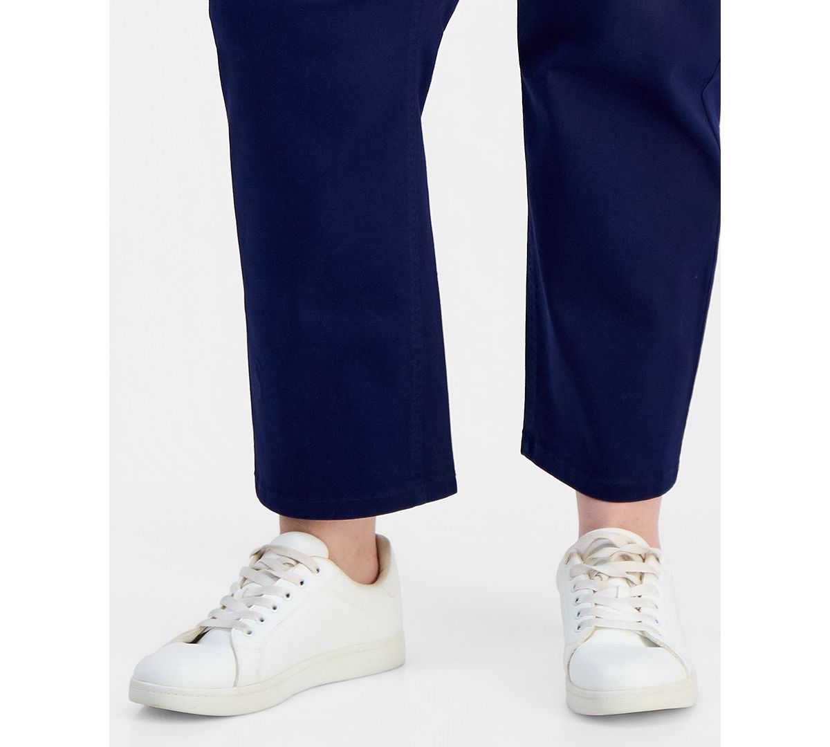 Jones New York Plus Size Lexington High Rise Crop Straight Leg Jeans view 5 — MAYCSS fashion products
