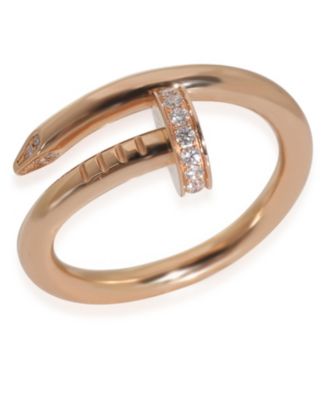 Rose Gold Diamond Juste Un Clou Ring