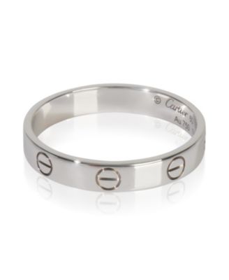 White Gold  Small Model Love Ring