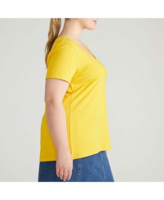 Plus Size Scoop Neck Tee