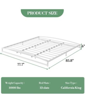 Simple Upholstered Panel Bed Frame, Modern Bed Base with Comfortable Headboard, Multiple Sizes