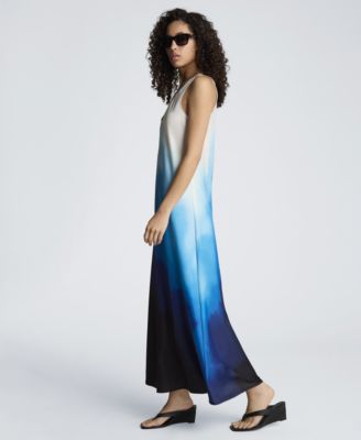 Women's Scoop Neck Long Slip Dress