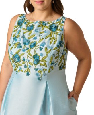 sachin and babi light blue dress Multi Plus Size Cocktail & Party Dresses main image 1
