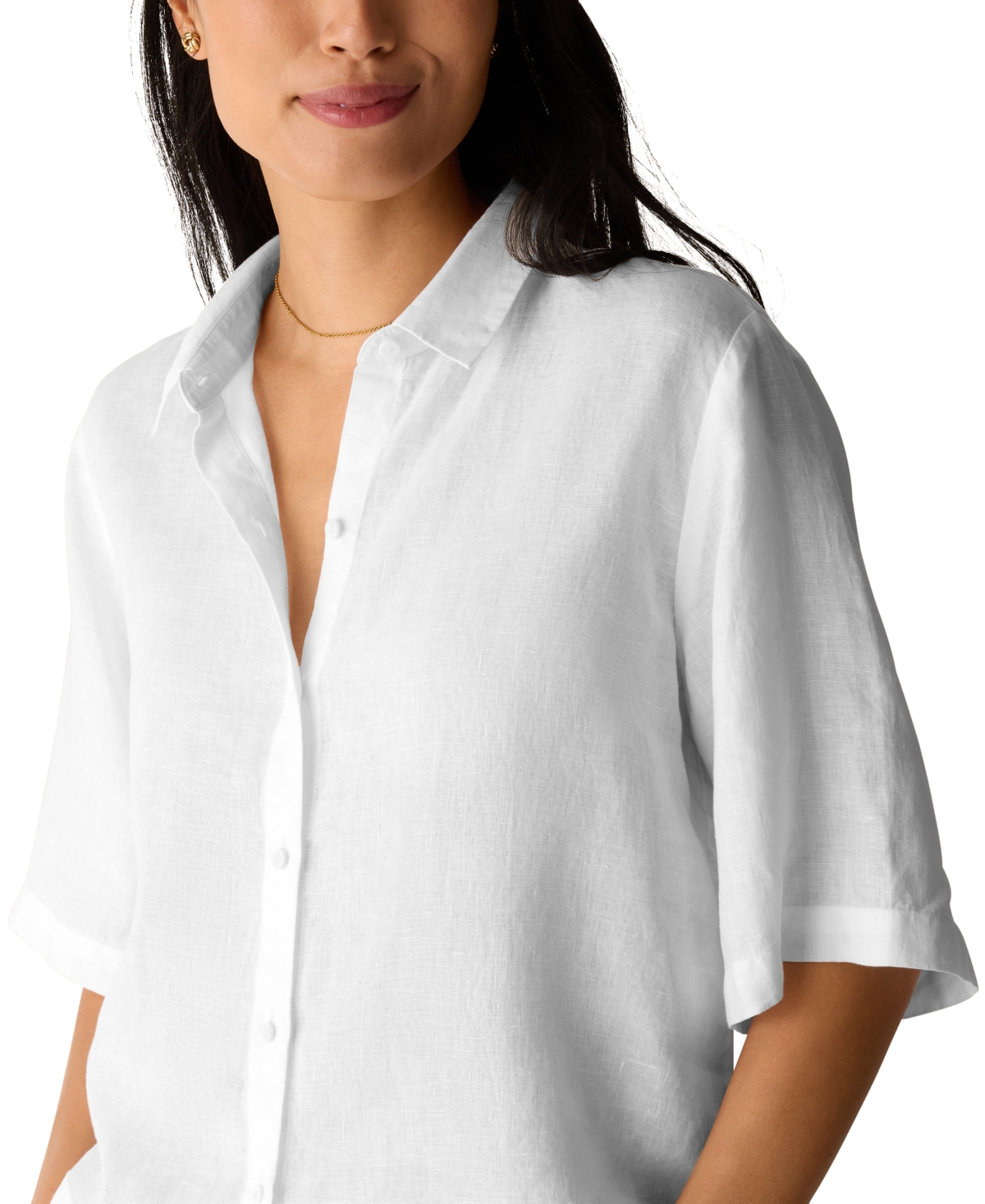 Eileen Fisher Women's Classic Collar Shirt