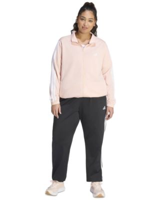 Plus Size Essentials Tricot Three Stripes Track Jacket