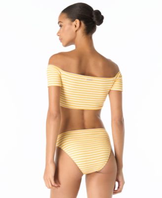 Michael Kors Bandeau Top High Leg Bottom