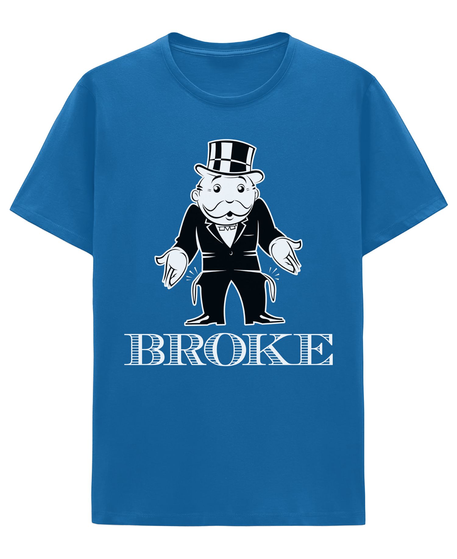 Men's Monopoly Broke Short-Sleeve Crewneck T-Shirt