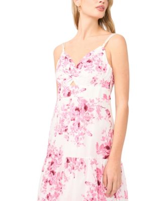 Women's V-Neck Tiered Maxi Dress