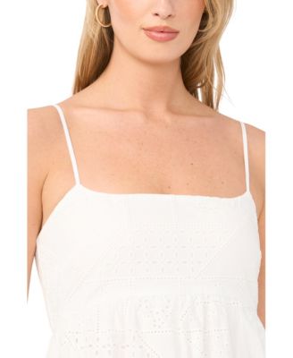 Women's Square Neck Sweep Maxi Dress