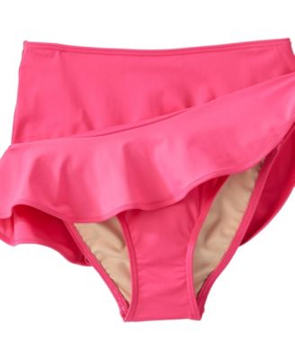 Women's Ruffle Hem Mini Swim Skirt