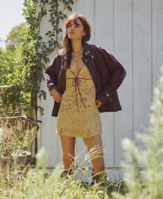 Women's Backroads Floral Print V-Neck Mini Dress