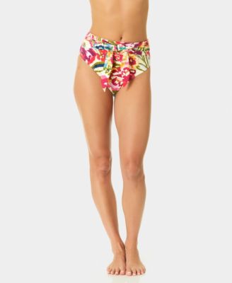 Women's Belted High-Rise Swim Bottoms