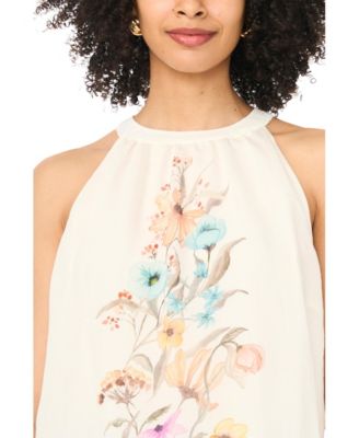 Women's Crewneck Sleeveless Blouse