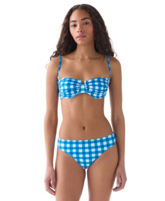 Women's Sweetheart Neck Underwire Ruched Bikini Top