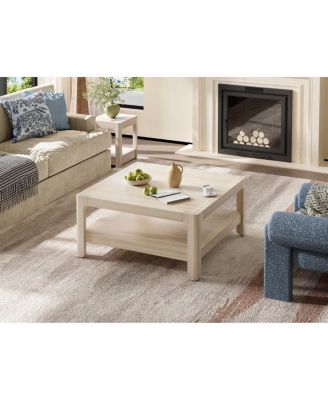  Modern Farmhouse Coffee Table with Soft Rounded Profile