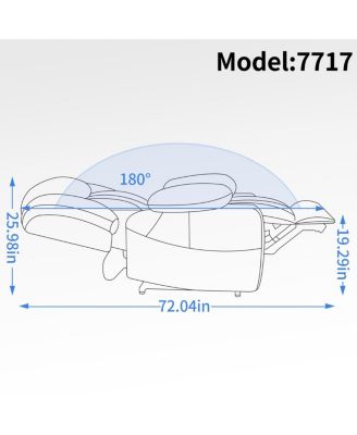 Dual Motor Infinite Position Leatherair Power Lift Recliner Chair