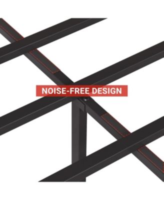   14 Inch Metal Platform Bed Frame Heavy Duty Slats Storage No Box Spring Needed Easy Build Durable