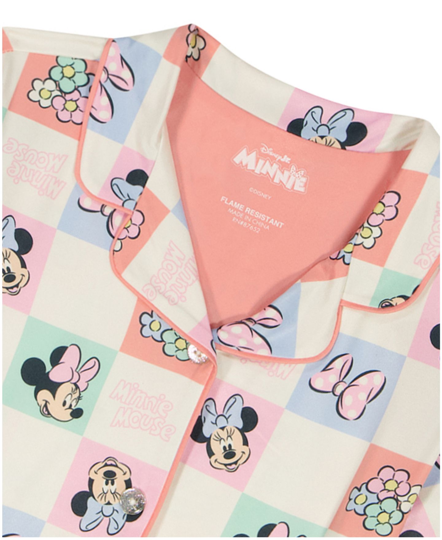 Детский комплект Minnie Mouse: топ с принтом и шорты, 2T-4T, цвет: Assorted — фото 3