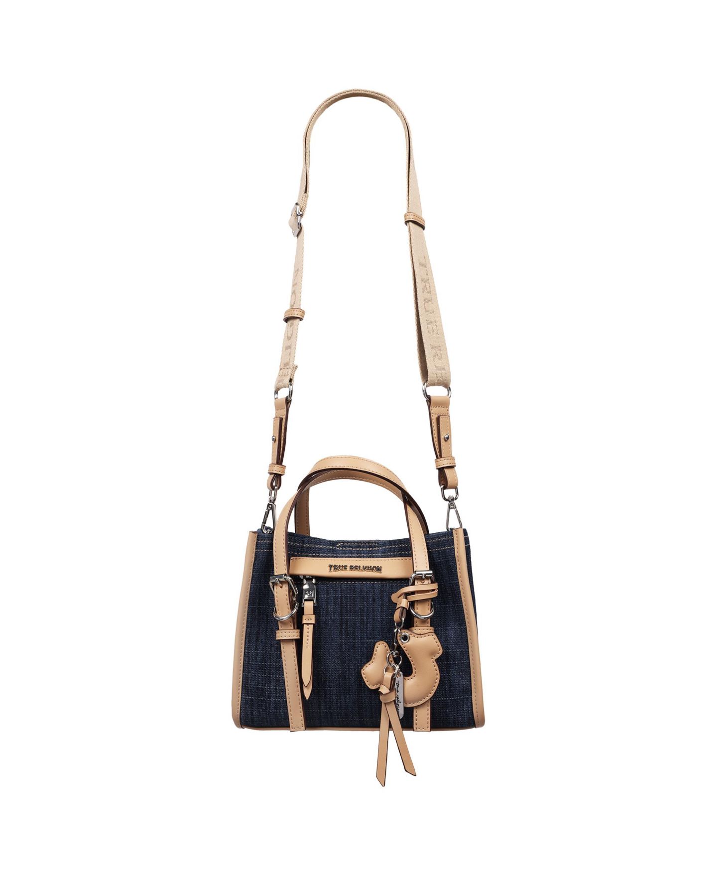 Женская сумка True Religion Dangle Mini Tote, цвет: Тёмный джинсовый — фото 5