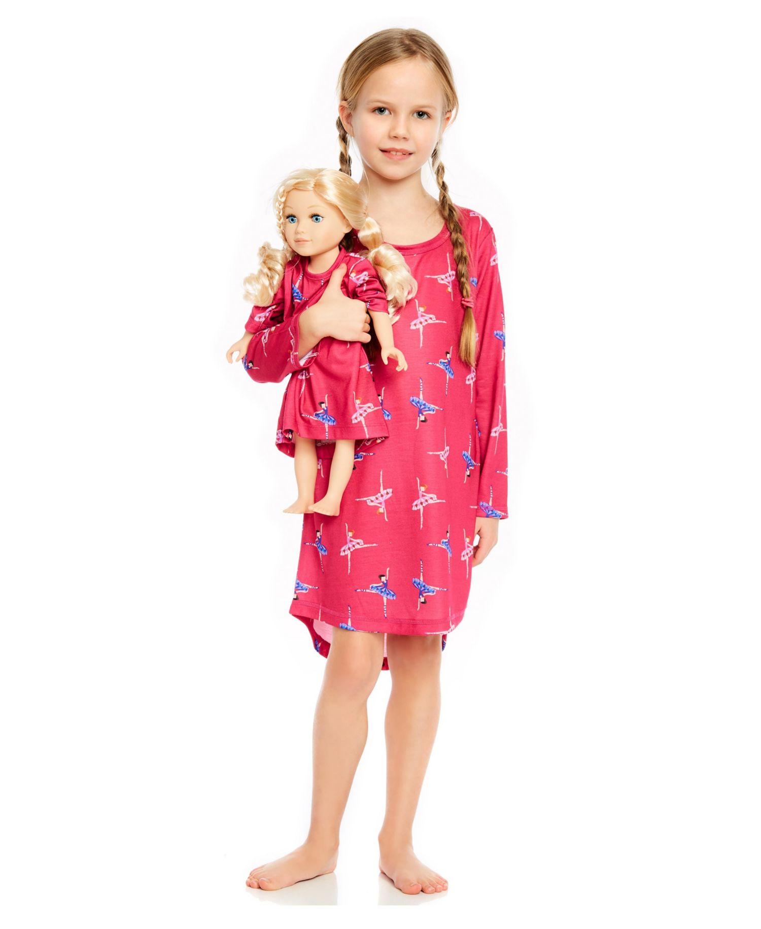 Big Girls 4-14 Matching Doll Nightgown