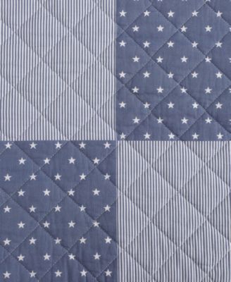 Ithaca Stargaze Patchwork Cotton Reversible 2-Pc. Quilt Set, Twin