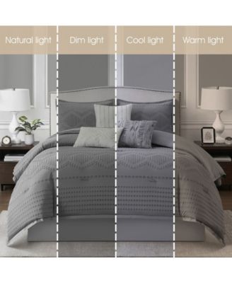 Waverly Geometric 7-Pc. Comforter Set, Queen