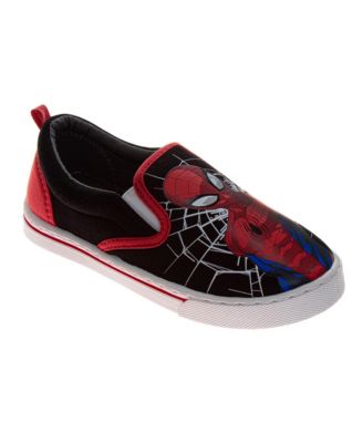 Boys Marvel Web-Slinging Hero Boys' Slip On Canvas Shoes