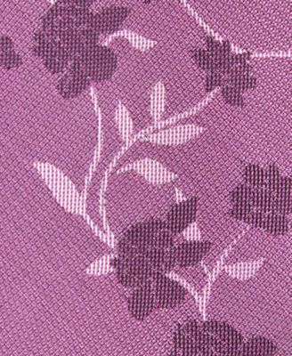 Men's Tonal Floral Slim Tie