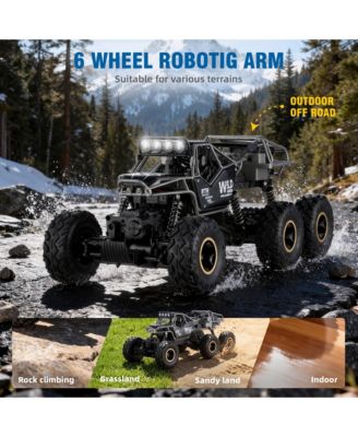 RC Car 1:12 Scale 6WD All-Terrain Monster Truck with 2.4GHz Remote, Waterproof Off-Road Vehicle for Kids and Adults