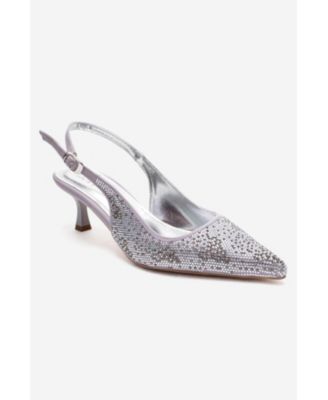 Women's Nella Embellished Slingback Pointed Toe Pump