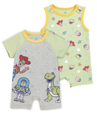 Baby Boys' Toy Story Print Romper, 2-Pack