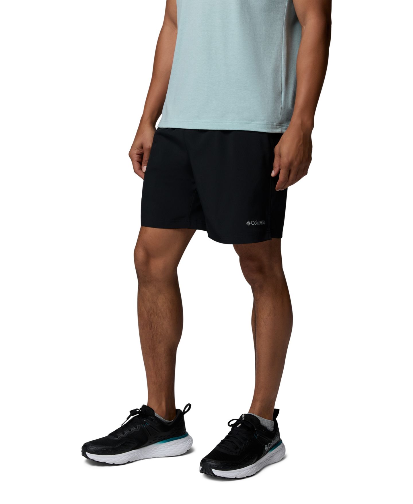 Мужские шорты Columbia Vital Valley Regular-Fit, цвет: Чёрный — фото 3